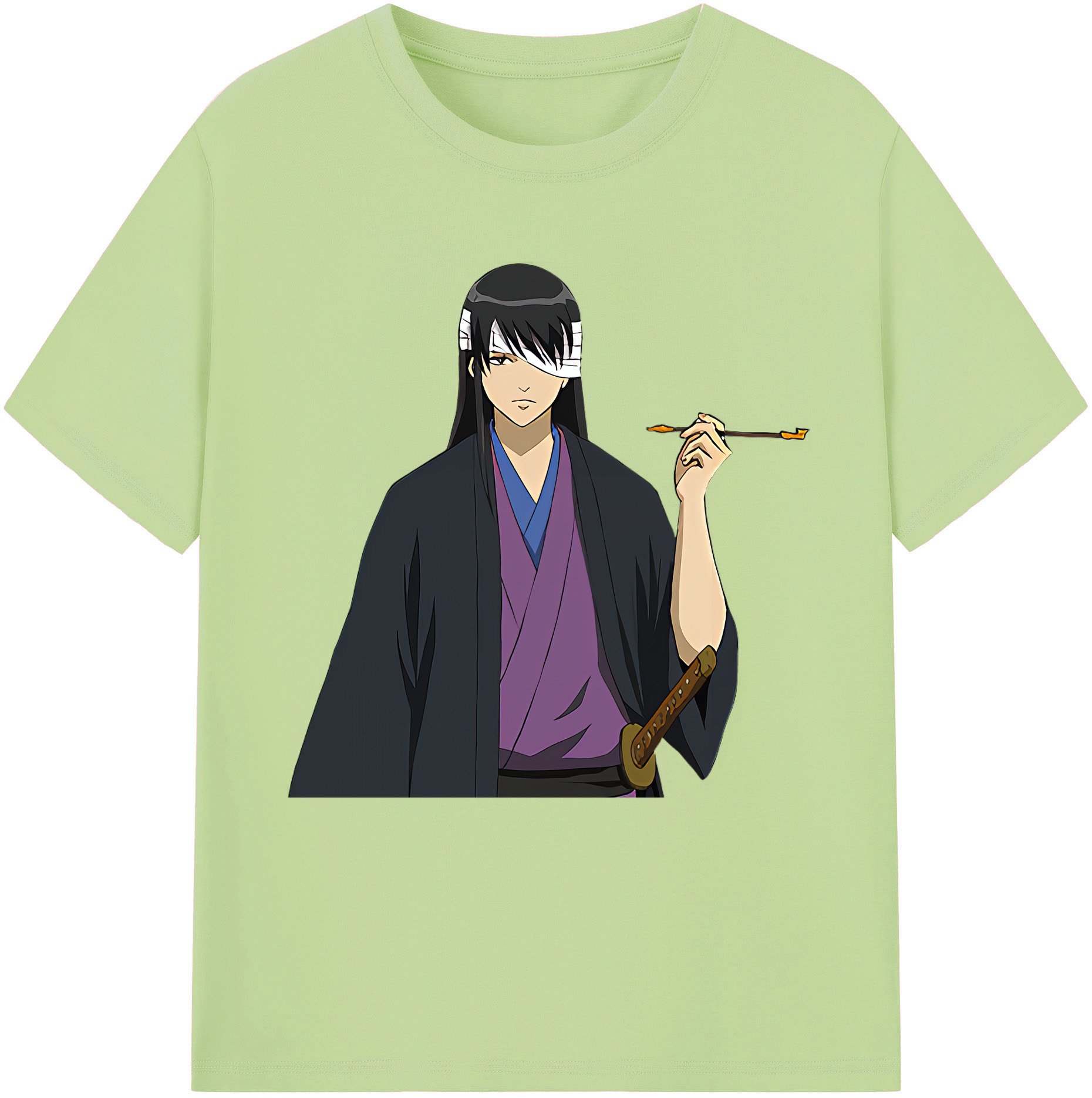 （画像用） ぎんたま 坂田銀時（さかたぎんとき） 神楽 志村新八（しむら しんぱち） GINTAMA Sakata Gintoki Kagura Shimura Shinpachi 綿100％半袖Tシャツ（フロントプリント）